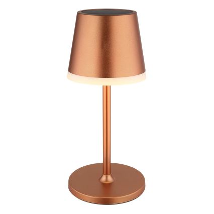 Globo - LED Napelemes lámpa LED/0,6W/3V 3000K IP44 réz