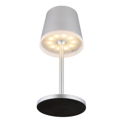 Globo - LED Napelemes lámpa LED/0,6W/3V 3000K IP44 matt króm