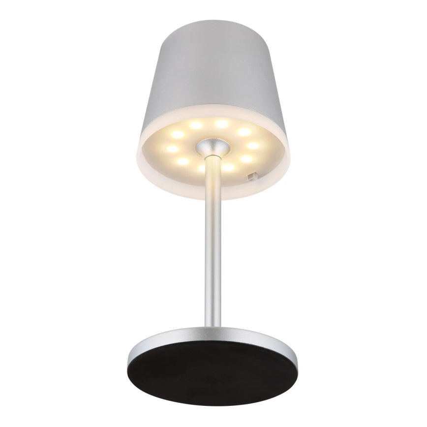 Globo - LED Napelemes lámpa LED/0,6W/3V 3000K IP44 matt króm
