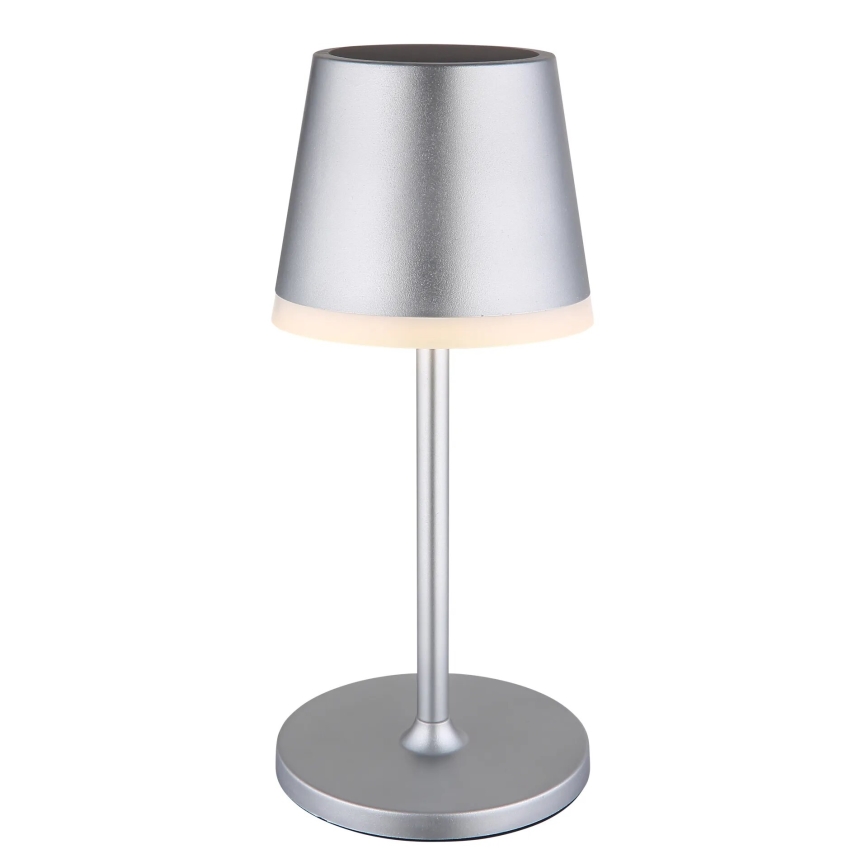 Globo - LED Napelemes lámpa LED/0,6W/3V 3000K IP44 matt króm