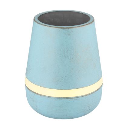 Globo - LED napelemes lámpa 10xLED/0,06W/3V IP44 800 mAh kék