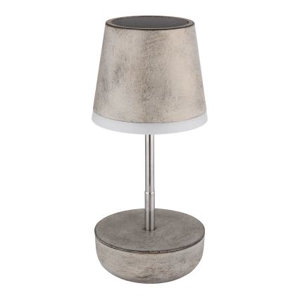 Globo - LED napelemes lámpa 10xLED/0,06W/3V IP44 800 mAh szürke