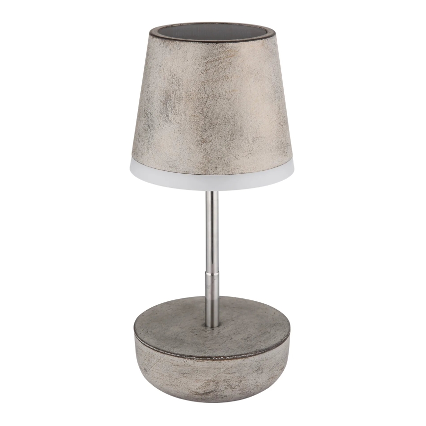 Globo - LED napelemes lámpa 10xLED/0,06W/3V IP44 800 mAh szürke