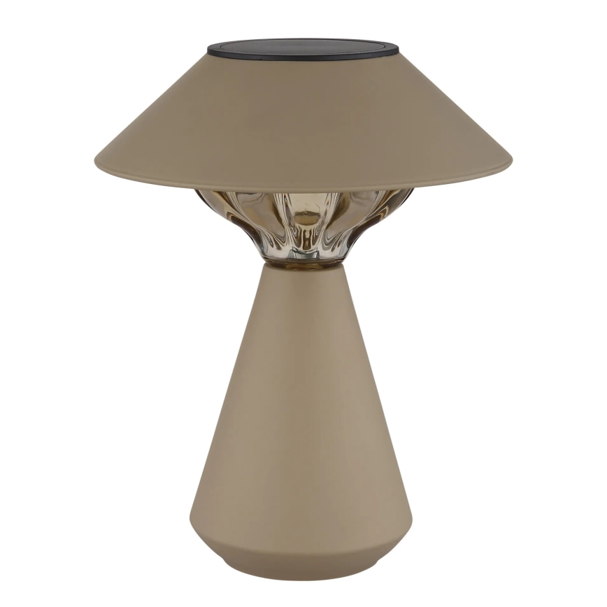 Globo - LED napelemes lámpa 10xLED/0,06W/1,2V IP44 600 mAh barna