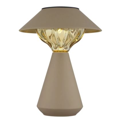 Globo - LED napelemes lámpa 10xLED/0,06W/1,2V IP44 600 mAh barna