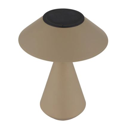 Globo - LED napelemes lámpa 10xLED/0,06W/1,2V IP44 600 mAh barna