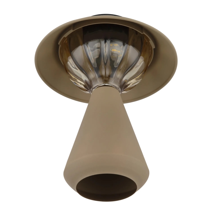 Globo - LED napelemes lámpa 10xLED/0,06W/1,2V IP44 600 mAh barna