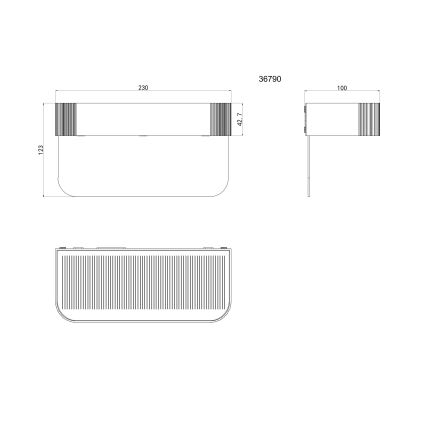 Globo - Napelemes LED házszám LED/6W/3,7V IP54 1800 mAh