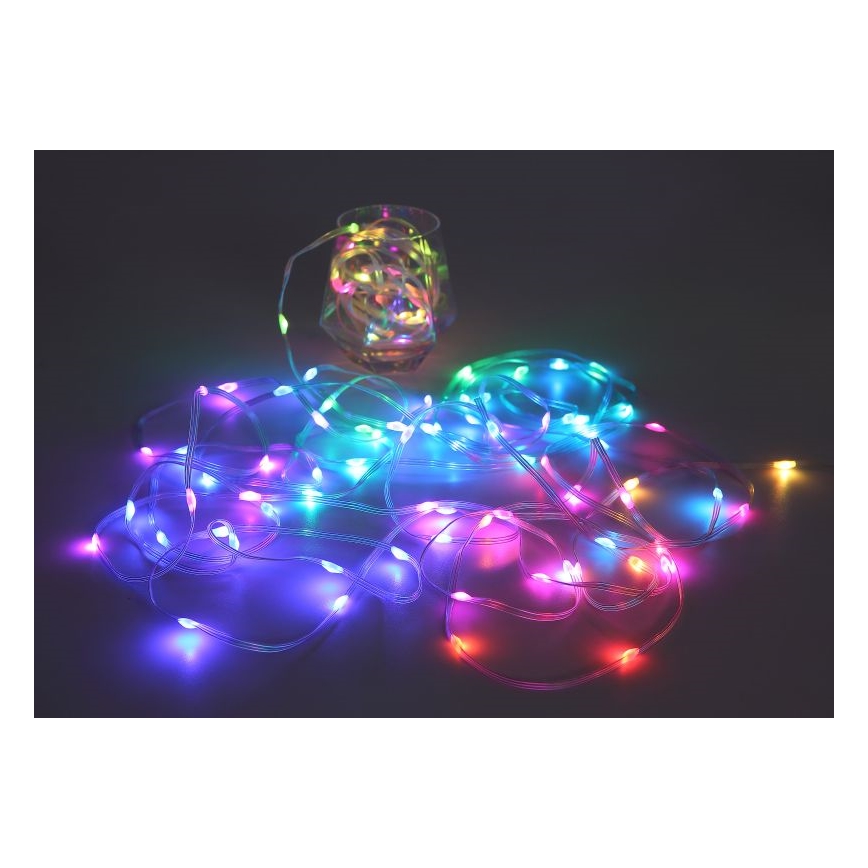 Globo - LED RGB szalag 50xLED/0,06W/5V 5 m 27 funkcióval