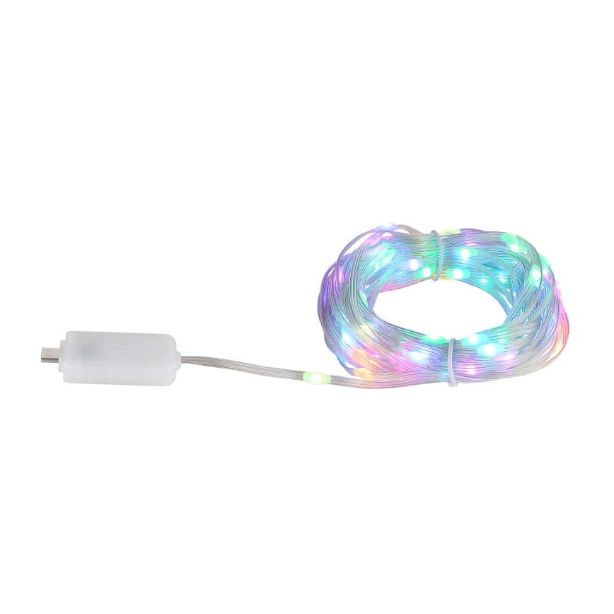Globo - LED RGB szalag 50xLED/0,06W/5V 5 m 27 funkcióval