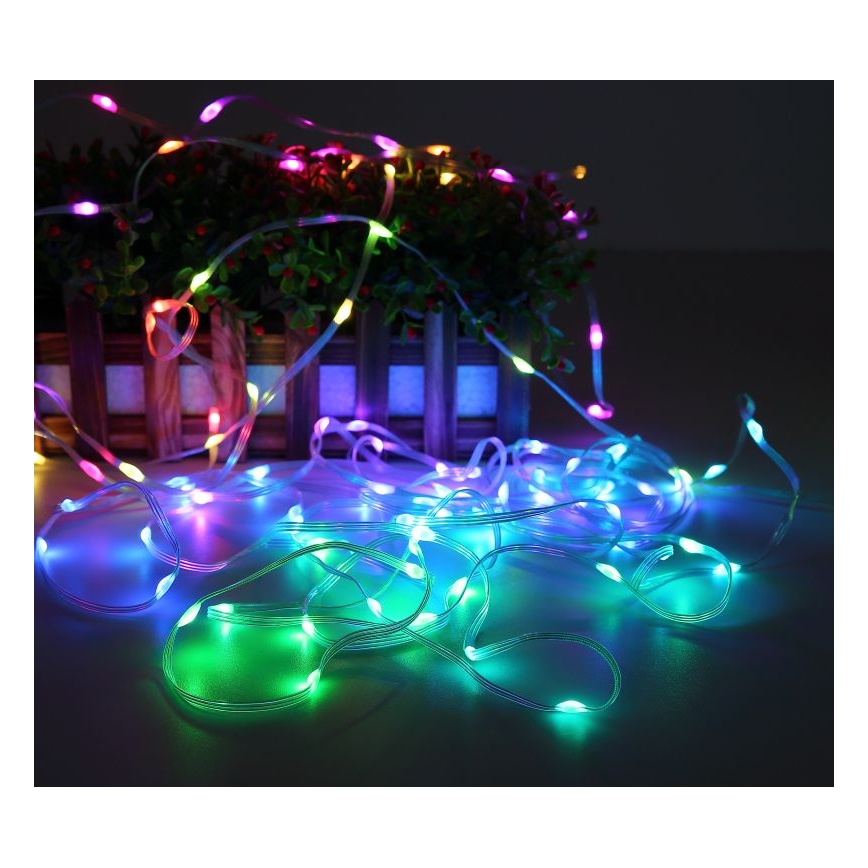 Globo - LED RGB szalag 100xLED/0,06W/5V 10 m 27 funkcióval