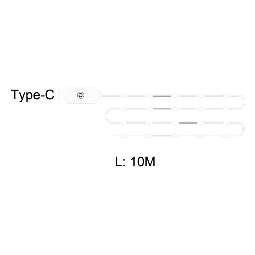 Globo - LED RGB szalag 100xLED/0,06W/5V 10 m 27 funkcióval