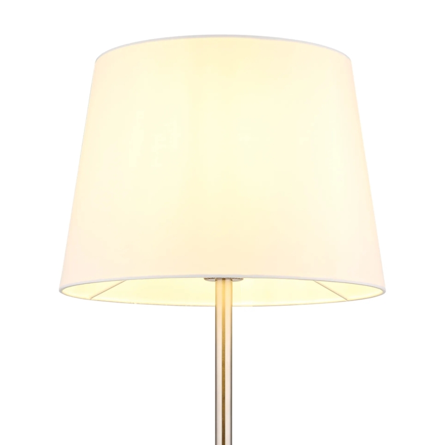 Globo - JORIS állólámpa 1xE27/40W/230V fehér/matt króm