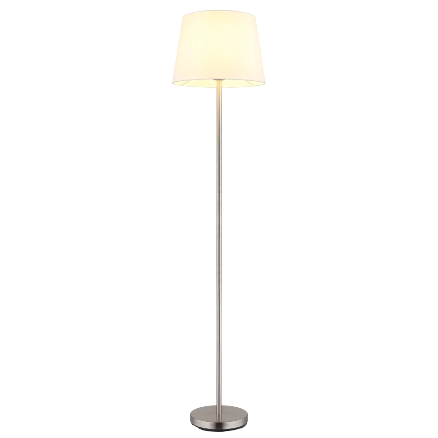 Globo - Állólámpa 1xE27/40W/230V fehér/matt króm