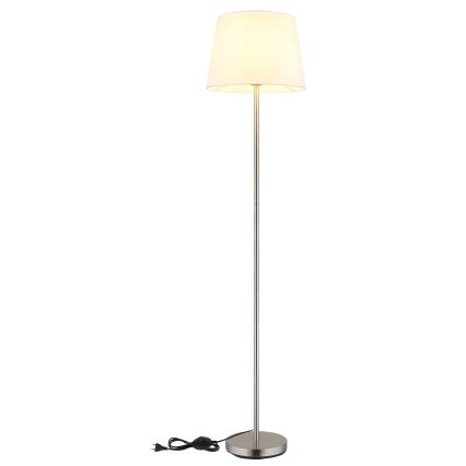 Globo - Állólámpa 1xE27/40W/230V fehér/matt króm