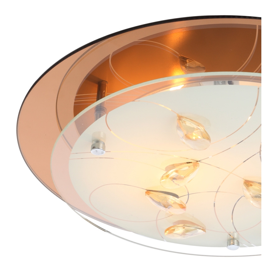 Globo 40413-2 - Mennyezeti lámpa AYANA 2xE27/40W/230V