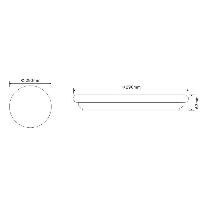 Globo - LED Menyezeti lámpa 1xLED/20W/230V