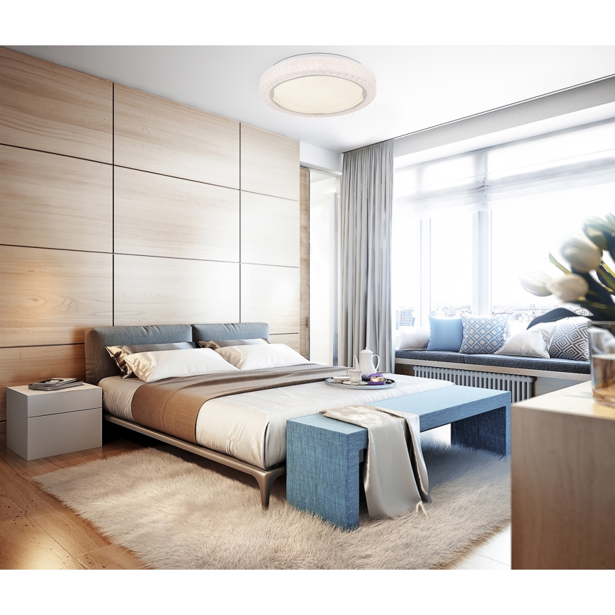 Globo - LED Mennyezeti lámpa LED/24W/230V átm. 40 cm 4000K fehér