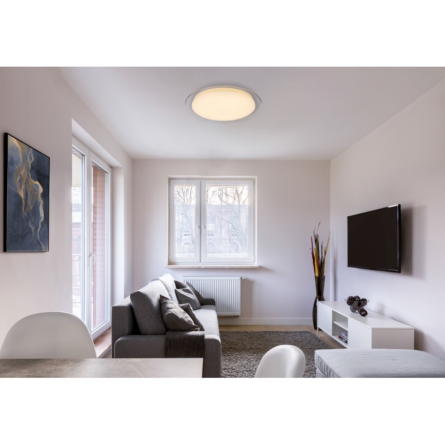 Globo - LED dimmelhető mennyezeti lámpa LED/30W/230V 3000-6500K + távirányító