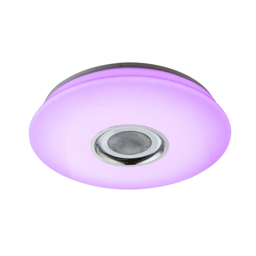 Globo - LED RGB dimmelhető lámpa hangszóróval LED/18W/230V + LED/6W/230V 2700-6500K + távirányítóval
