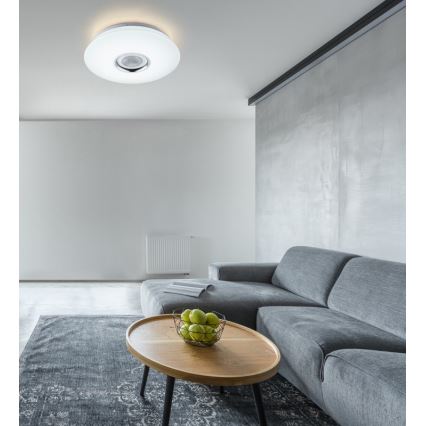 Globo - LED RGB dimmelhető lámpa hangszóróval LED/18W/230V + LED/6W/230V 2700-6500K + távirányítóval