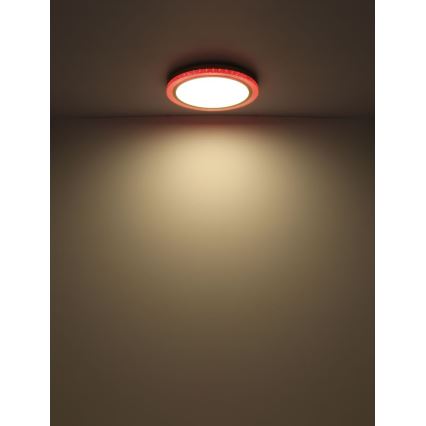 Globo - LED RGBW állítható fényerejű mennyezeti lámpa LED/20W/230V 2700-6500K + távirányító