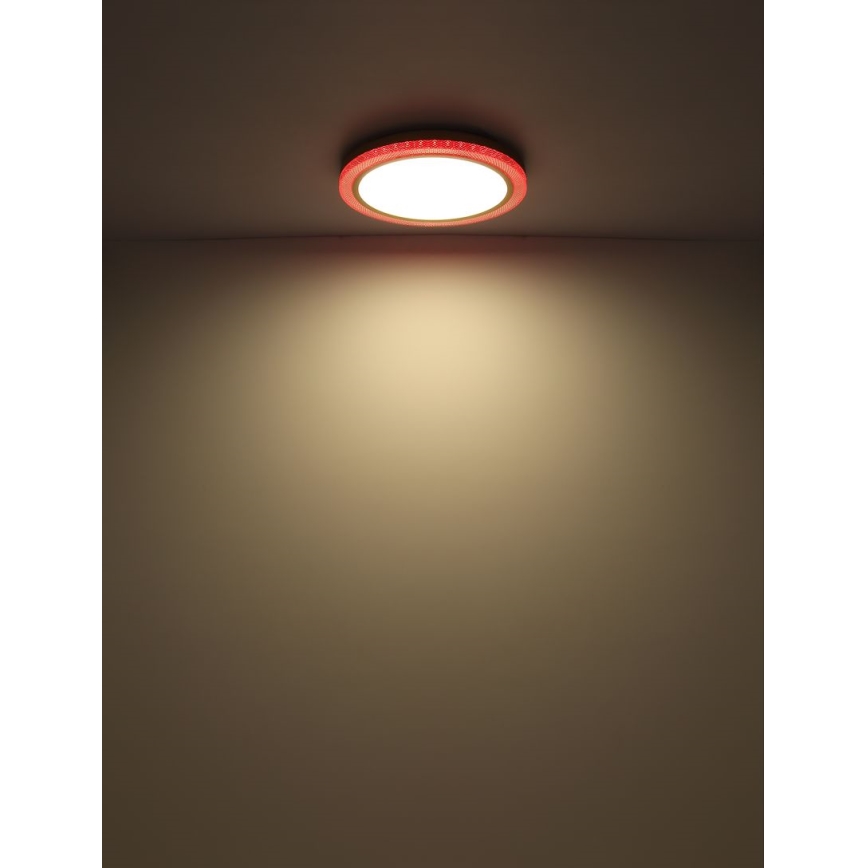Globo - LED RGBW állítható fényerejű mennyezeti lámpa LED/20W/230V 2700-6500K + távirányító
