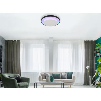 Globo - LED RGBW dimmelhető mennyezeti lámpa LED/21W/230V 2700-6500K + távirányító