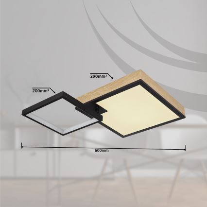 Globo - LED RGBW dimmelhető lámpatest LED/21W/230V + LED/3W 2700-6500K + távirányító