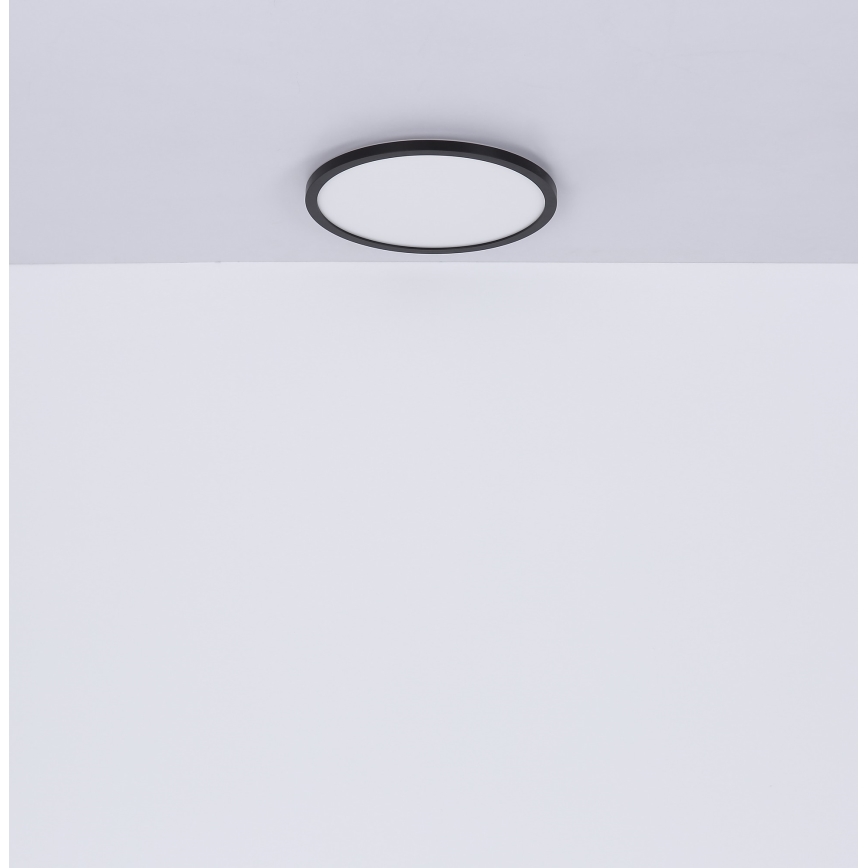 Globo - LED dimmelhető fürdőszobai lámpa LED/24W/230V átm. 42 cm IP44 fekete