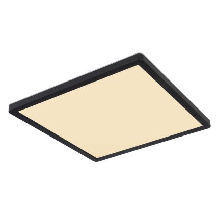 Globo - LED dimmelhető fürdőszobai lámpa LED/18W/230V 29,4x29,4 cm IP44 fekete