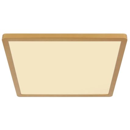 Globo - LED dimmelhető fürdőszobai lámpa LED/18W/230V 3000K IP44 29,4x29,4 cm réz