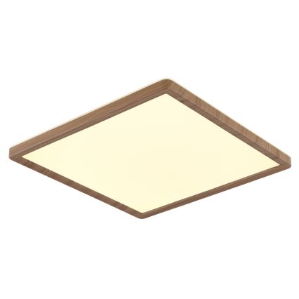 Globo - LED Dimmelhető fürdőszobai lámpa LED/18W/230V 29,4x29,4 cm IP44 barna