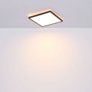 Globo - LED Dimmelhető fürdőszobai lámpa LED/24W/230V 42x42 cm IP44 fekete