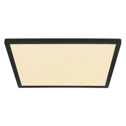 Globo - LED állítható fényerejű fürdőszobai mennyezeti lámpa LED/24W/230V 42x42 cm IP44 fekete