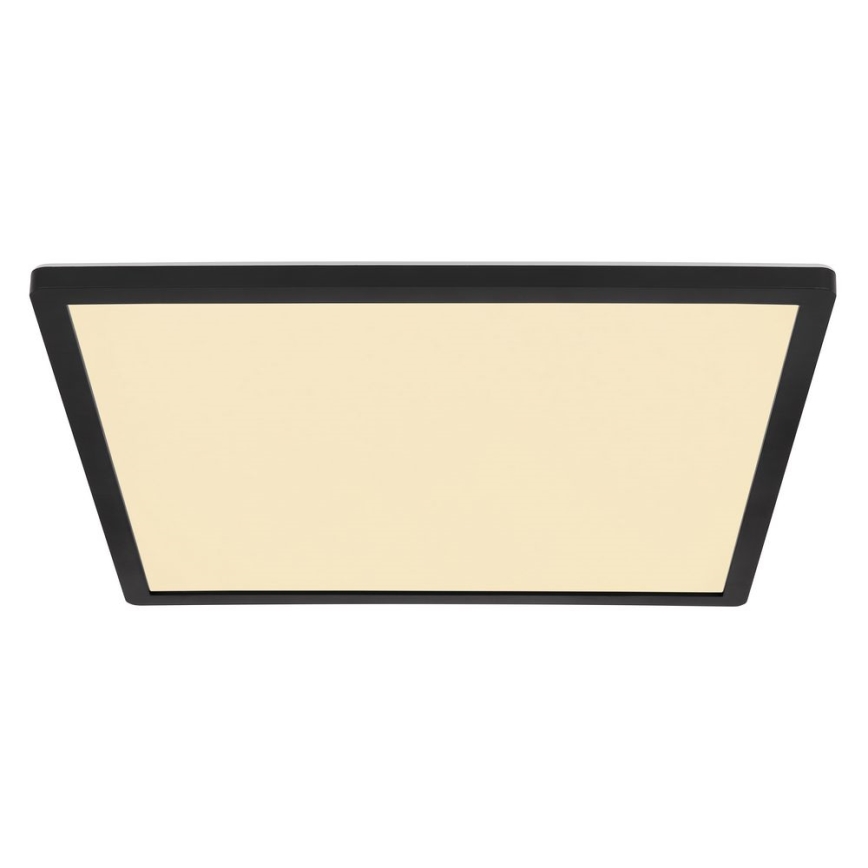 Globo - LED állítható fényerejű fürdőszobai mennyezeti lámpa LED/24W/230V 42x42 cm IP44 fekete