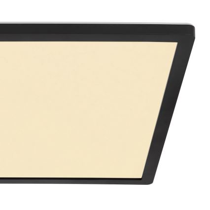 Globo - LED állítható fényerejű fürdőszobai mennyezeti lámpa LED/24W/230V 42x42 cm IP44 fekete