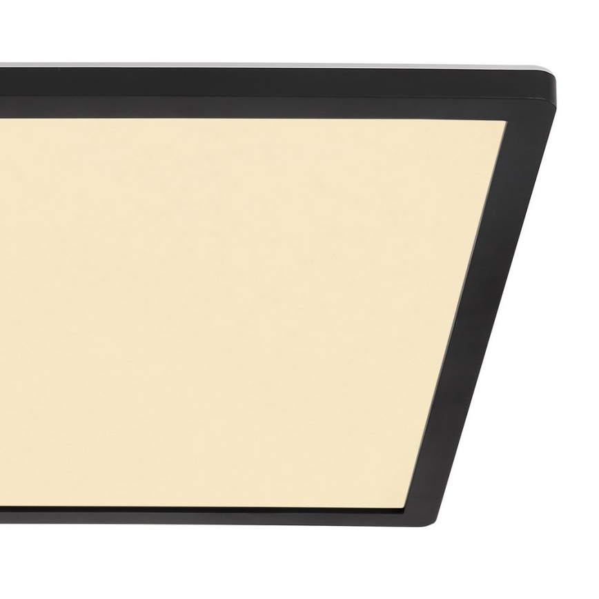 Globo - LED állítható fényerejű fürdőszobai mennyezeti lámpa LED/24W/230V 42x42 cm IP44 fekete
