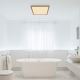 Globo - LED Dimmelhető fürdőszobai lámpa LED/24W/230V 42x42 cm IP44 barna