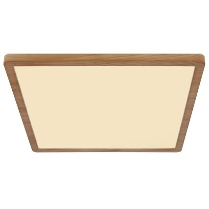 Globo - LED Dimmelhető fürdőszobai lámpa LED/24W/230V 42x42 cm IP44 barna