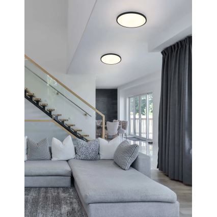 Globo - LED mennyezeti lámpa LED/20W/230V 4000K Ø 30 cm fekete