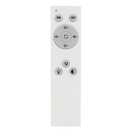 Globo - LED Dimmelhető mennyezeti lámpa LED/24W/230V 2700-6500K fekete + távirányítás