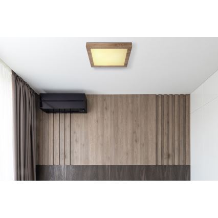 Globo - LED mennyezeti lámpa LED/16W/230V barna