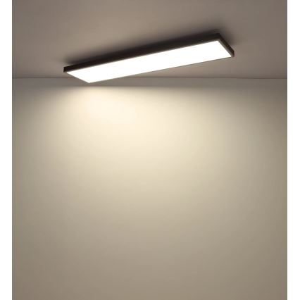 Globo - Fényerőszabályozható LED mennyezeti lámpatest LED/36W/230V 2700-6500K 30x120 cm + távirányító