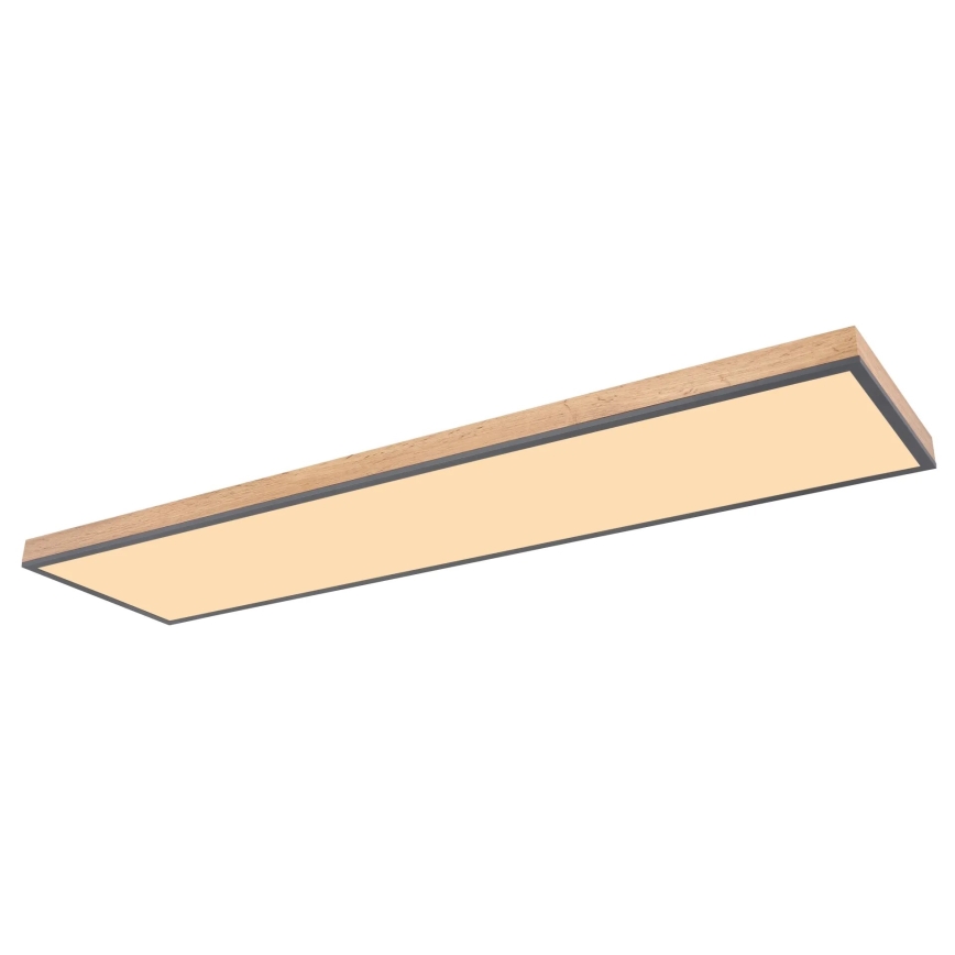 Globo - dimmelhető LED mennyezeti lámpa LED/36W/230V 2700-6500K barna/szürke + távirányító