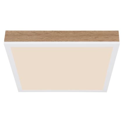 Globo - LED Mennyezeti lámpa LED/12W/230V 30x30 cm barna