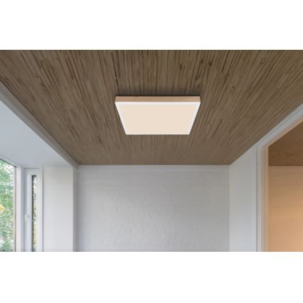 Globo - LED Dimmelhető mennyezeti lámpa LED/24W/230V 2700-6500K + távirányítás barna/fehér