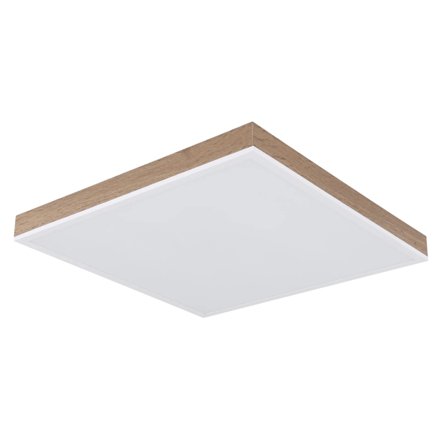 Globo - LED Dimmelhető mennyezeti lámpa LED/24W/230V 2700-6500K + távirányítás barna/fehér