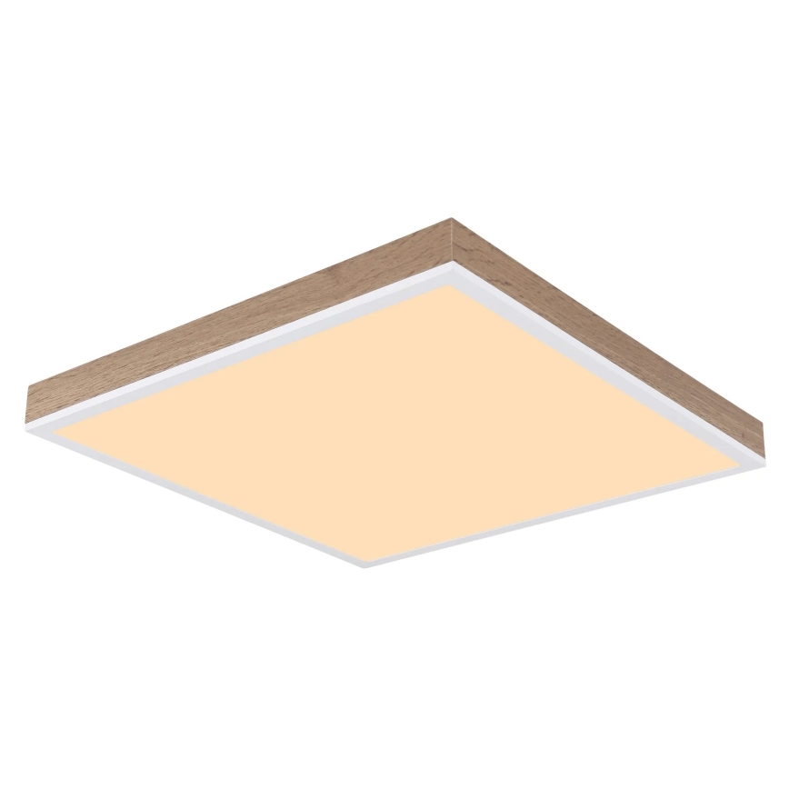 Globo - LED Dimmelhető mennyezeti lámpa LED/24W/230V 2700-6500K + távirányítás barna/fehér