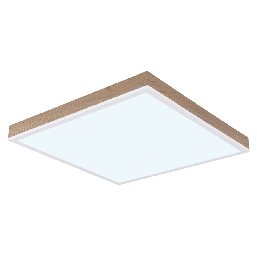 Globo - LED Dimmelhető mennyezeti lámpa LED/24W/230V 2700-6500K + távirányítás barna/fehér